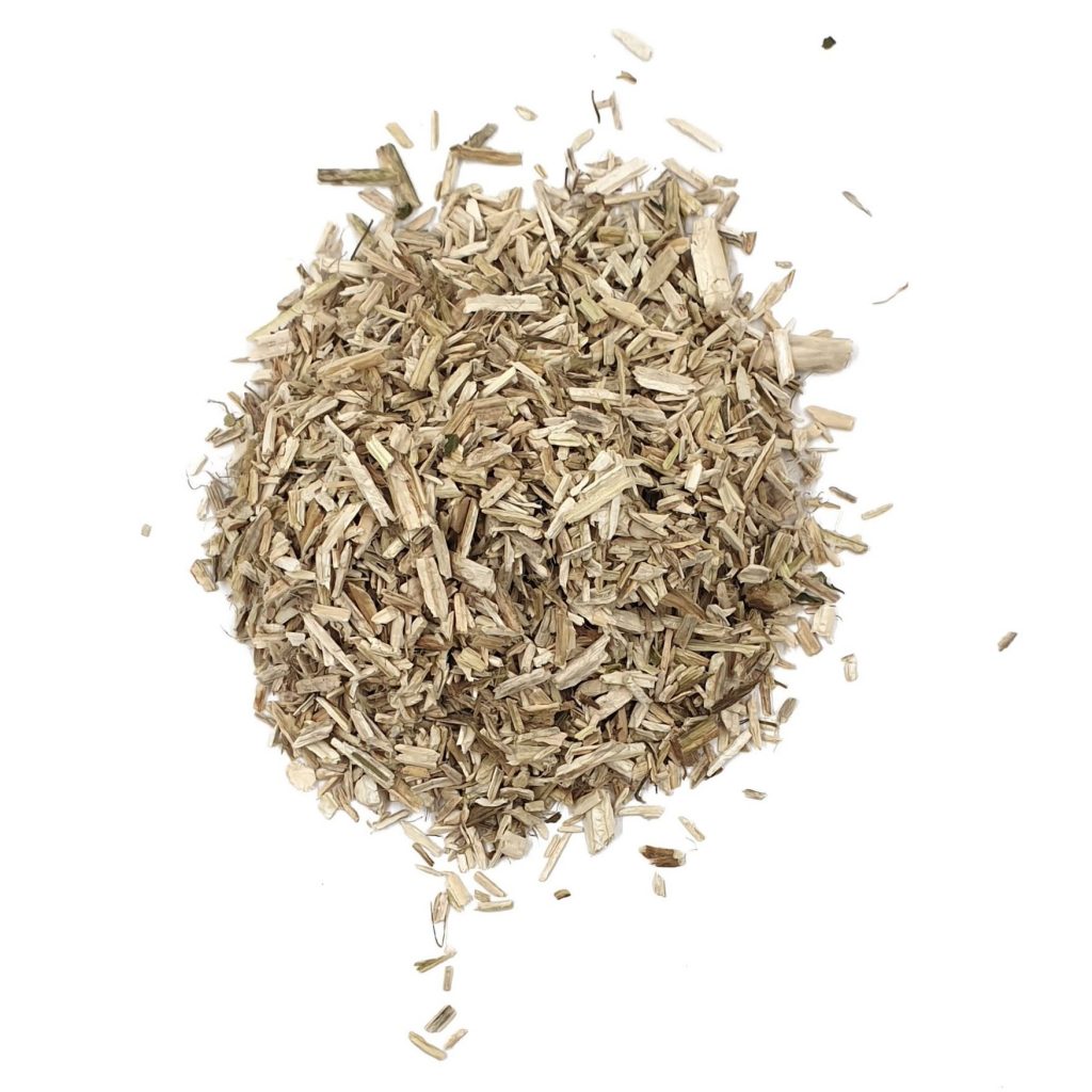 Plant fibre blend — mixed agricultural by-products sourced regionally