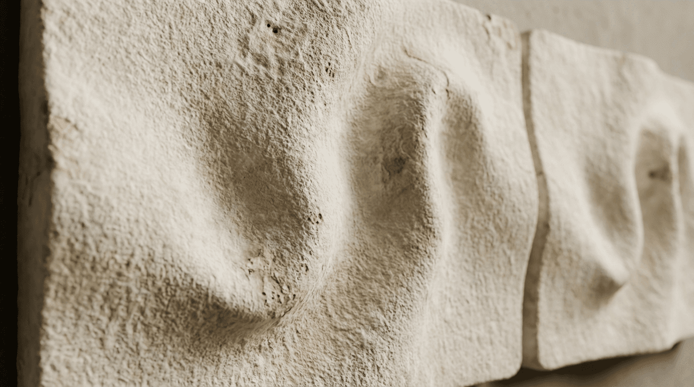 Close-up of NUMU Palmyco material texture