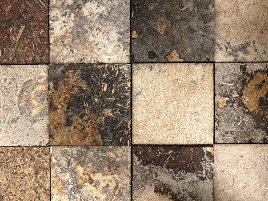 NUMU material samples and art studies