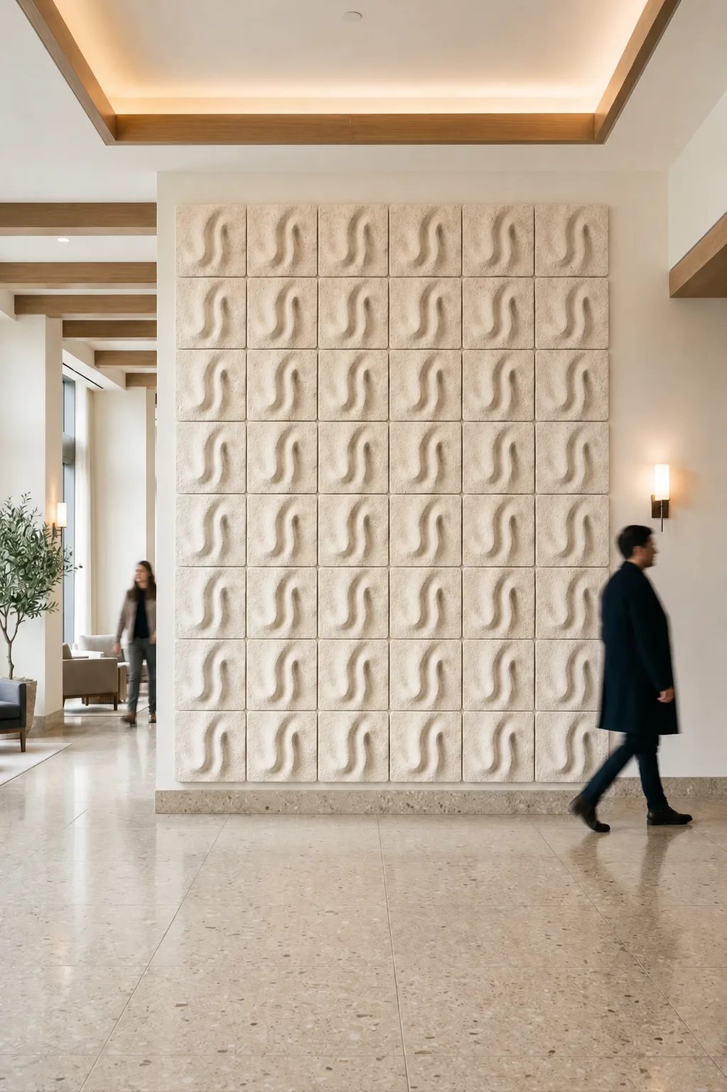 FOLD feature wall in an office concept