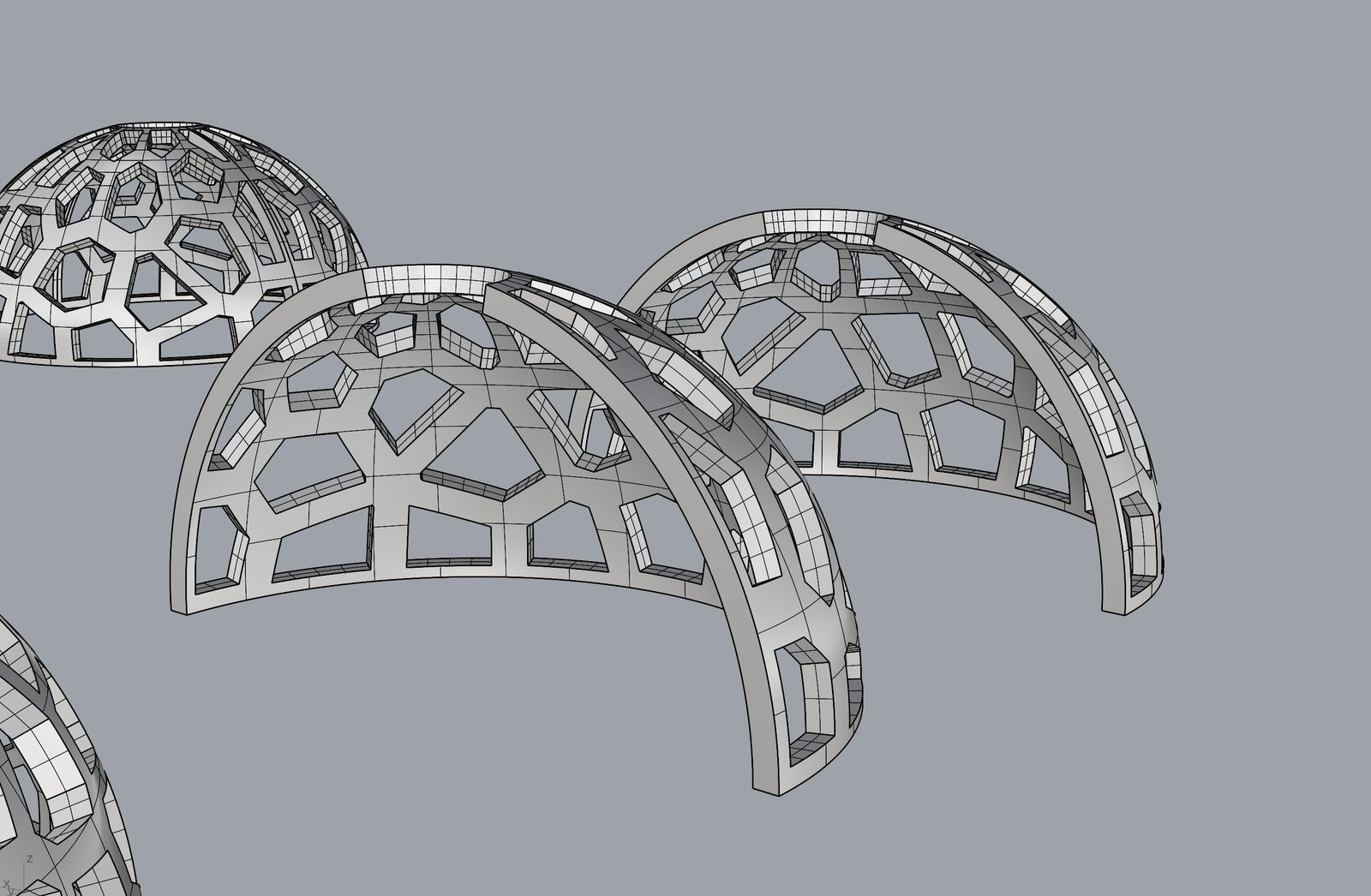 Hand sketch of the Mushroomiya dome from the BASE39 design process